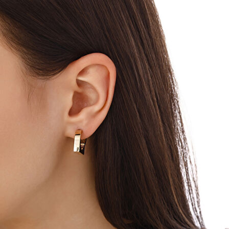 Tasarım Altın Küpe - 14K - 2.82gr