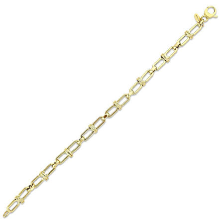 Altın Zincir Bileklik - 14K - 4.40gr