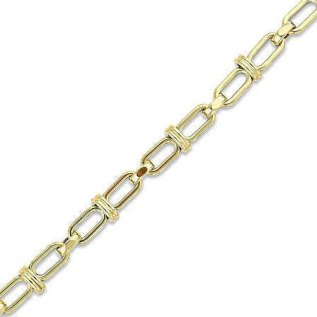 Altın Zincir Bileklik - 14K - 4.40gr