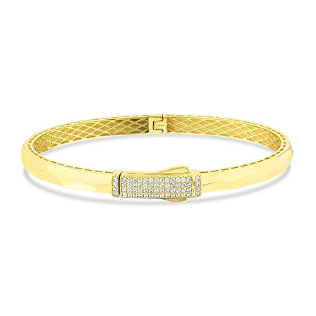 Tasarım Altın Kelepçe - 14K - 10.31gr