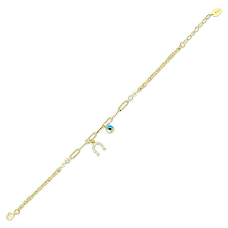 Tasarım Altın Bileklik - 14K - 2.86gr