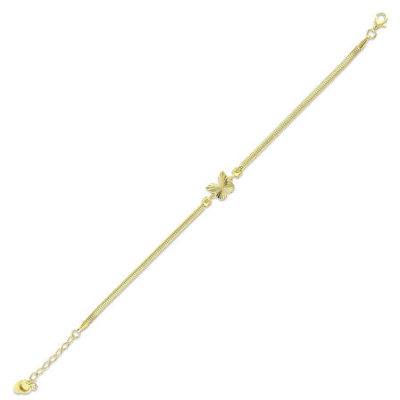 Kelebek Figürlü Tasarım Bileklik - 14K - 3.55gr