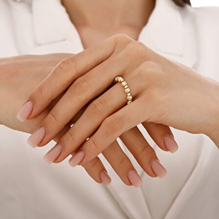 Altın Tasarım Yüzük - 14K