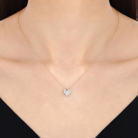 Altın Kalp Kolye - 14K