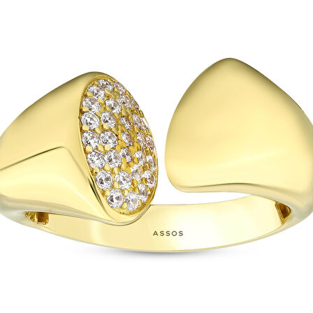 Altın Tasarım Yüzük - 14K