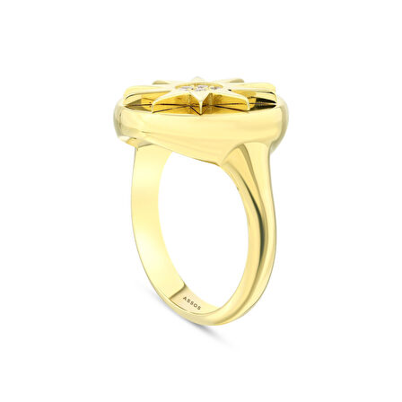 Altın Tasarım Yüzük - 14K