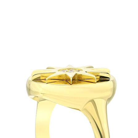 Altın Tasarım Yüzük - 14K