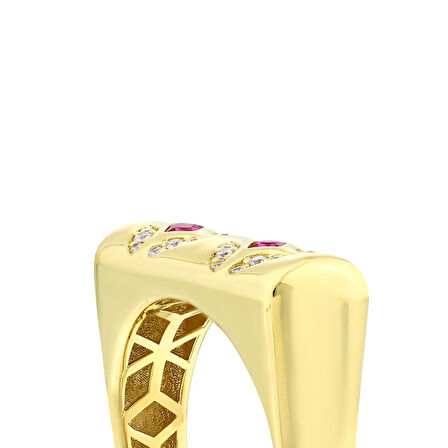 Altın Tasarım Yüzük - 14K