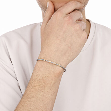 Altın Erkek Bileklik - 14K - 4.42gr
