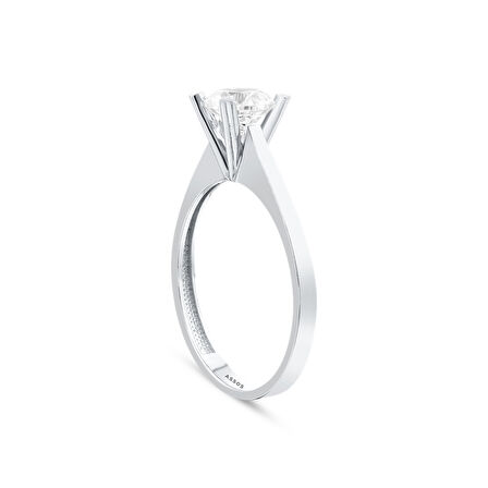 Altın Tektaş Yüzük - 14K - 2.30gr