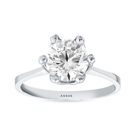 Altın Tektaş Yüzük - 14K - 2.70gr