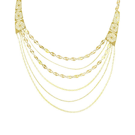 Altın Tasarım Kolye - 14K