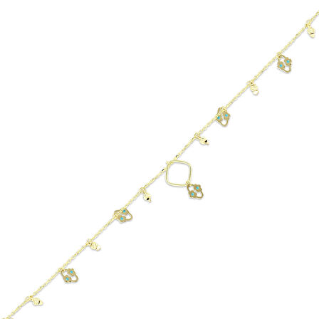 Altın Tasarım Halhal - 14K