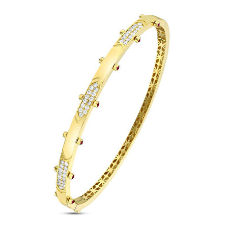 Altın Tasarım Kelepçe - 14K