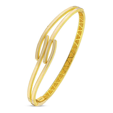 Altın Tasarım Kelepçe - 14K