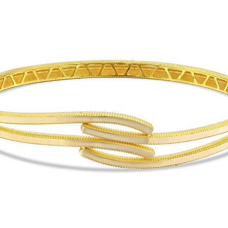 Altın Tasarım Kelepçe - 14K