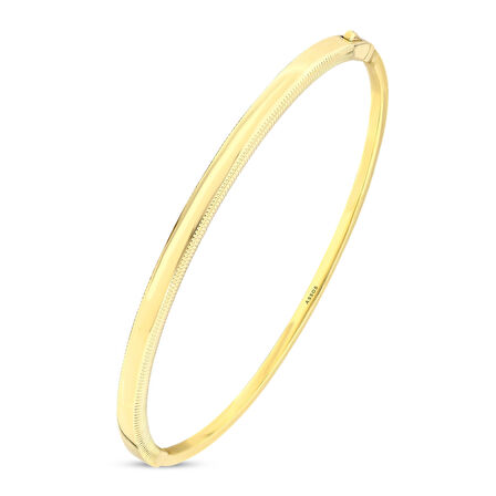 Altın Kelepçe Bilezik - 14K - 6.10gr