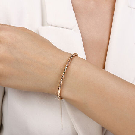 Altın Kelepçe Bilezik - 14K