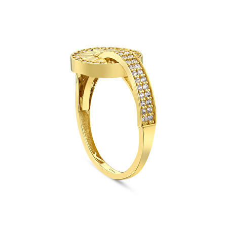 Altın Tasarım Yüzük - 14K