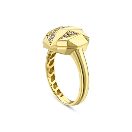 Altın Tasarım Yüzük - 14K