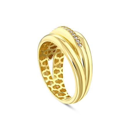 Altın Tasarım Yüzük - 14K