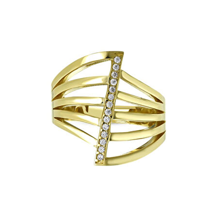 Altın Tasarım Yüzük - 14K