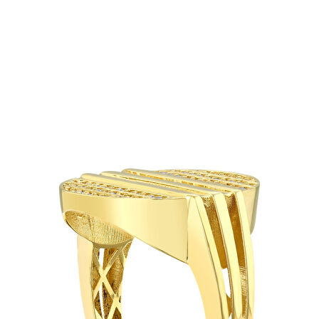 Altın Tasarım Yüzük - 14K