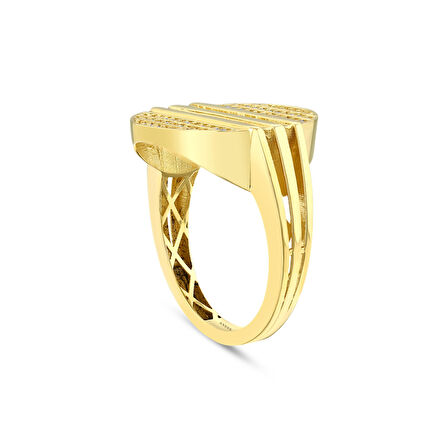 Altın Tasarım Yüzük - 14K