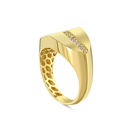 Tasarım Altın Yüzük - 14K - 2.78gr