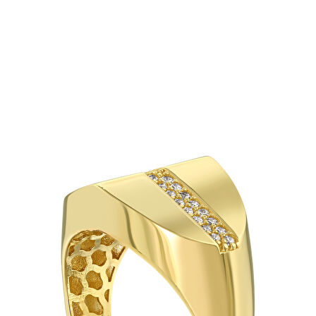 Tasarım Altın Yüzük - 14K - 2.78gr