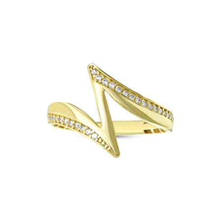 Tasarım Altın Yüzük - 14K - 2.30gr