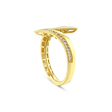 Tasarım Altın Yüzük - 14K - 2.30gr