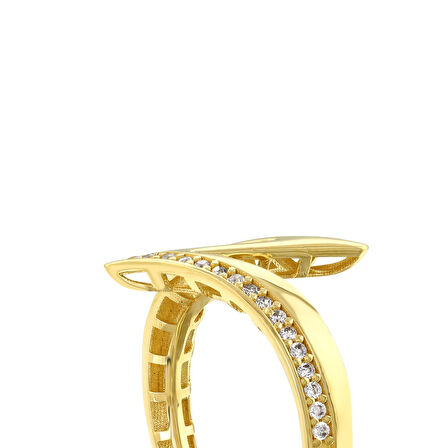 Tasarım Altın Yüzük - 14K - 2.30gr