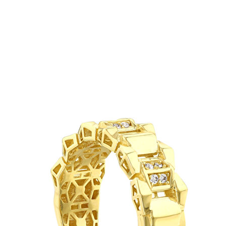 Tasarım Altın Yüzük - 14K - 2.77gr