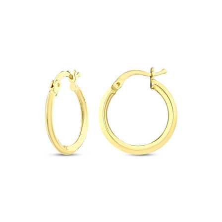 Altın Halka Küpe - 14K