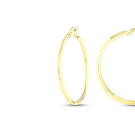 Altın Halka Küpe - 14K