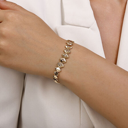 Tasarım Altın Bileklik - 14K