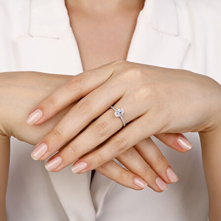 Altın Tektaş Yüzük - 14K