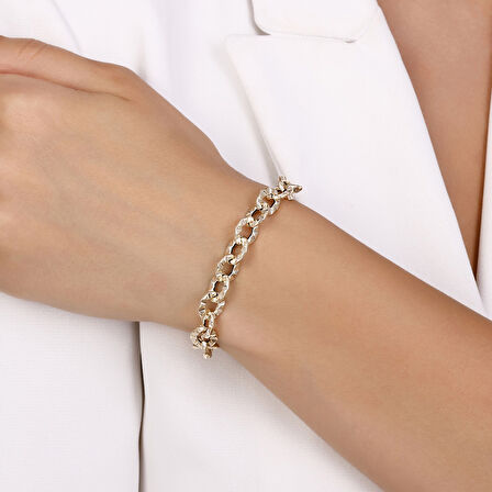 Altın Zincir Bileklik - 14K