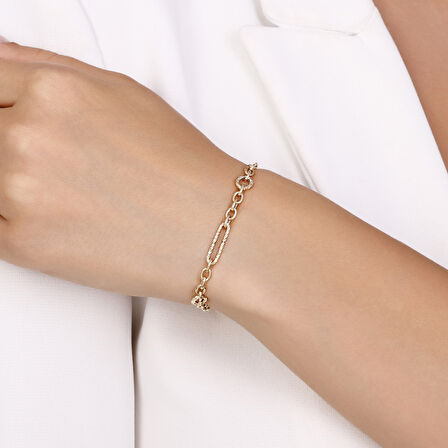 Altın Tasarım Bileklik - 14K