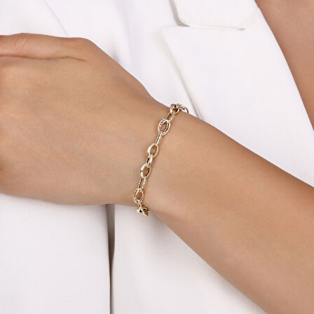 Altın Zincir Bileklik - 14K