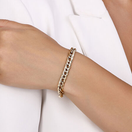 Altın Zincir Bileklik - 14K