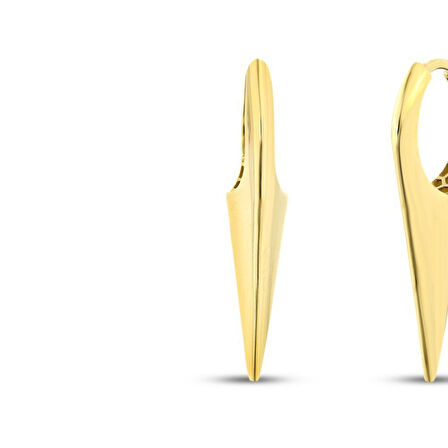 Altın Tasarım Küpe - 14K