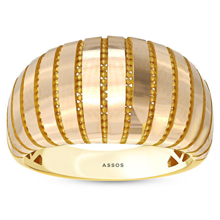 Tasarım Altın Yüzük - 14K - 3.95gr