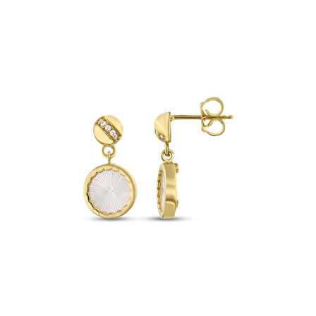 Tasarım Altın Küpe - 14K