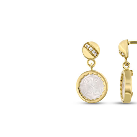 Tasarım Altın Küpe - 14K