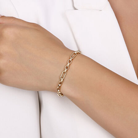 Altın Zincir Bileklik - 14K