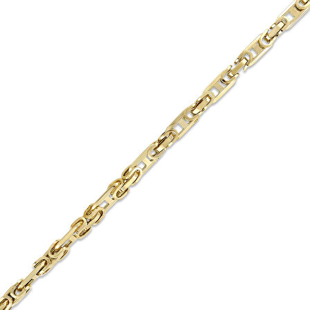 Altın Kral Zincir Bileklik - 14K