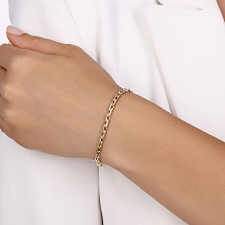 Altın Zincir Bileklik - 14K