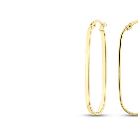 Altın Tasarım Küpe - 14K